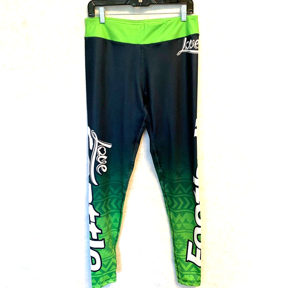 Seattle Seahawks "Love Seattle Football" Leggings Women's‎ Size L